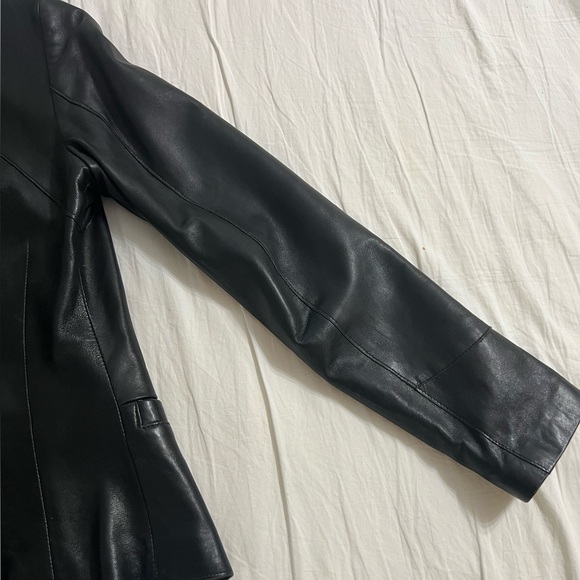 Daniel Genuine Leather Jacket in black - Picture 9 of 14